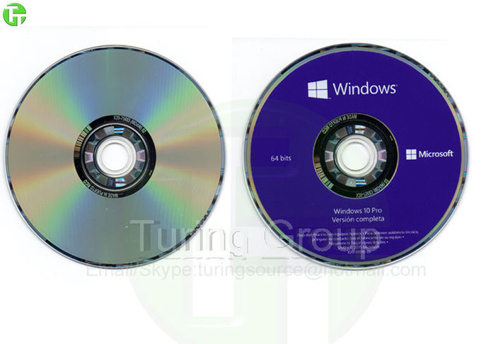 DVD de la versión del OEM de Windows 10 del curso de la vida del funcionamiento en línea favorables + etiqueta engomada españoles activados de la llave
