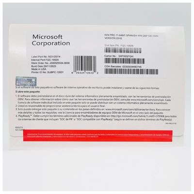 Windows 11 Pro OEM License Key ， Lifetime Activation For Commercial Use ，Preactivated, TPM 2.0 Compatible