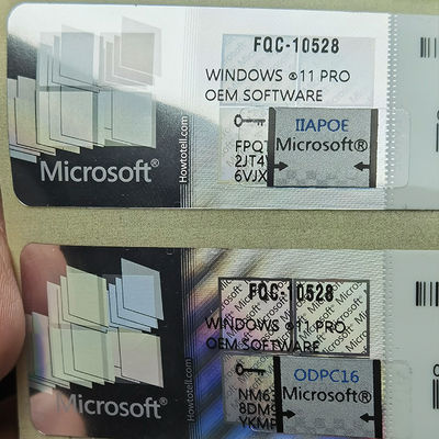 Microsoft Windows 11 Pro / Home COA License Sticker Product Key For Windows Computer