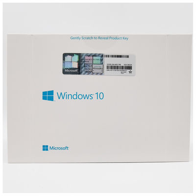 Genuine Win 10 Pro OEM Software - 64Bit DVD With English/French/Spanish Activation Key