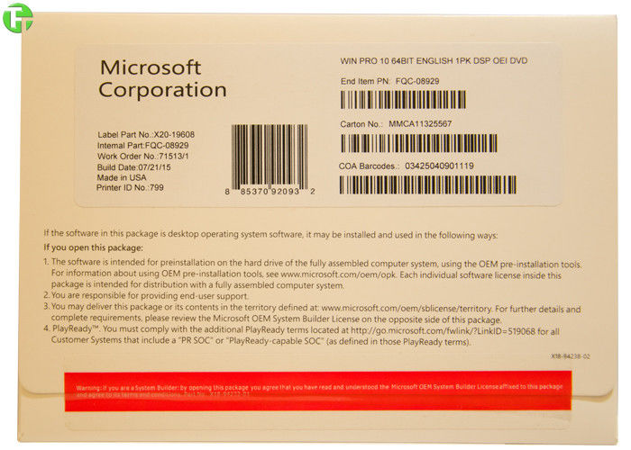 Windows Server Software Win 8.1 Professional OEM Original Key COA Sticker