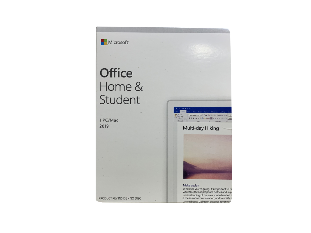 Microsoft Office 2019 Home And Student Box Sealed Bind License Online Activation