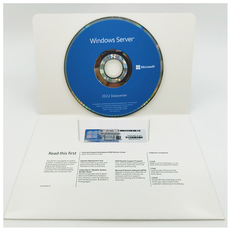 Microsoft Windows Server 2022 Datacenter Edition Enterprise Cloud-Ready Platform with Software-Defined Networking