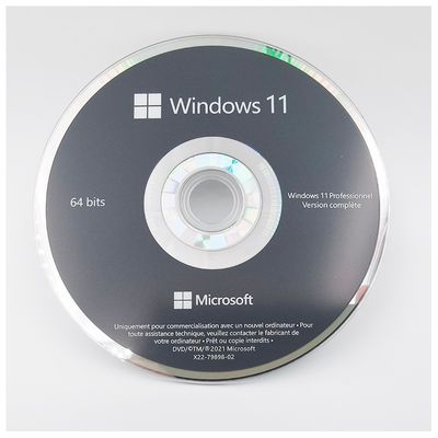 Windows 11 Pro DVD original de edición francesa de 64 bits Licencia de desarrollador de sistemas para empresas