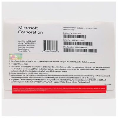Win 10 Pro OEM su socio de confianza para un PC de alto rendimiento