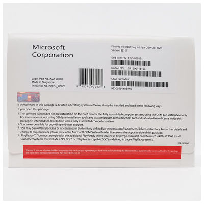 Microsoft Windows 10 Professional OEM Licencia clave Global Descarga digital