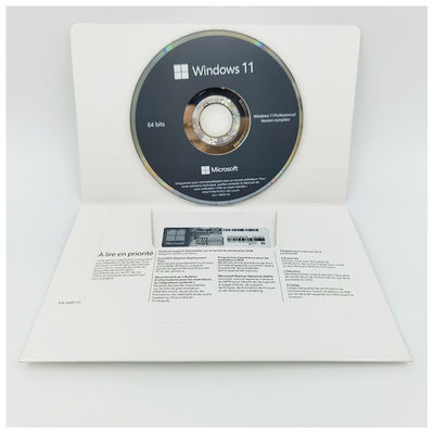 Microsoft Windows 11 Pro Pack de DVD original de 64 bits para uso profesional