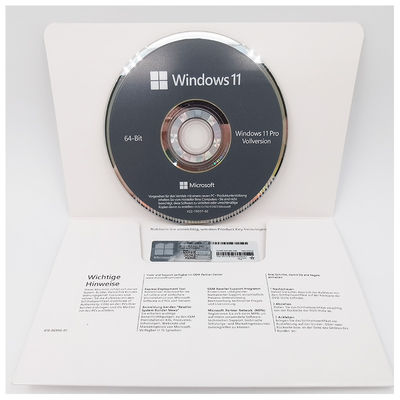 Windows 11 Pro DVD original de edición alemana de 64 bits Licencia de desarrollador de sistemas para empresas