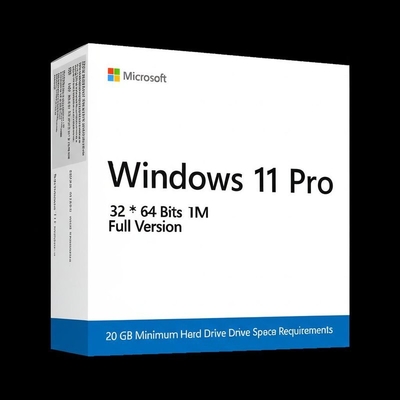 Windows 11 Pro OEM 32 * 64 bits Versión completa con 20 GB Requisitos mínimos de espacio en el disco duro y listo para el envío inmediato