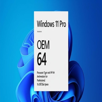 Windows 11 Pro OEM X86 64 Tipo de procesador y arquitectura de 64 bits para espacio en disco de 16 GB profesional