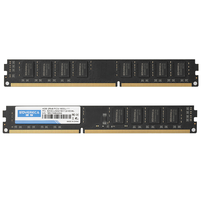 RAM DDR3 4GB 1600MHz UDIMM 1.5V Fuente de alimentación JEDEC Diseño del soporte No ECC
