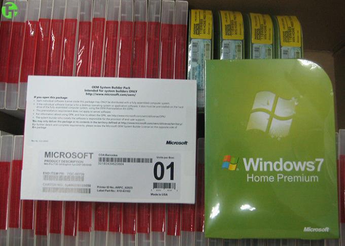 La versión completa de los softwares de Microsoft Windows 7 con llave de la activación, gana la última caja al por menor 7