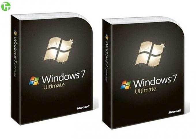 La versión completa de los softwares de Microsoft Windows 7 con llave de la activación, gana la última caja al por menor 7