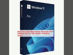 Win11 Pro USB versión minorista Microsoft OEM Software de uso para la activación del nuevo sistema en línea