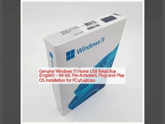 Windows 11 Home USB Box de venta al por menor original (inglés) 64 bits, pre-activado, instalación de sistema operativo plug-and-play para PC/ordenadores portátiles