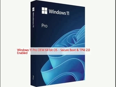 Windows 11 Pro OEM sistema operativo de 64 bits - arranque seguro y TPM 2.0 habilitado