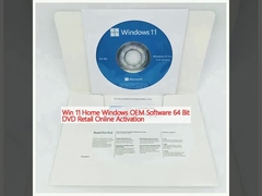 Win 11 Home Windows Software OEM 64 bits DVD de venta al por menor Activación en línea