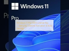 Clave de licencia de Windows 11 Pro OEM, original, activación de por vida y ahorros masivos