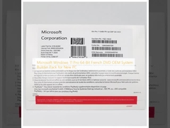 Microsoft Windows 11 Pro DVD francés de 64 bits OEM Pack de desarrollo de sistemas para PC nuevo