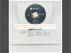 Microsoft Windows 11 Pro Pack de DVD original de 64 bits para uso profesional