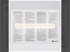 DVD de Windows 11 Pro OEM (alemán) Licencia de compilador de sistema de 64 bits de Microsoft auténtica