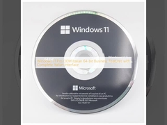 Windows 11 Pro OEM italiano de 64 bits Características comerciales con interfaz completa en italiano